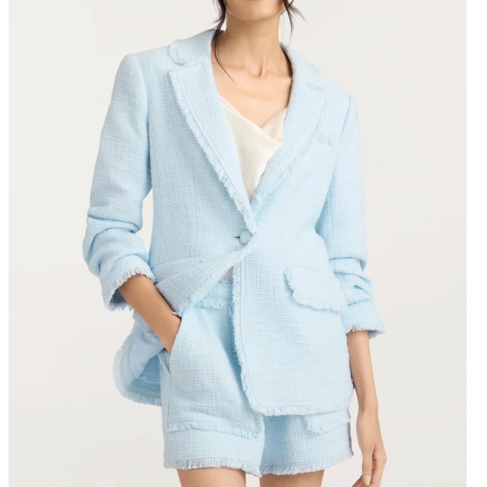 NWT Cinq à Sept Boucle Khloe Blazer - Light Blue